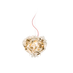 VELSS00WHG01R00000EU SLAMP Veli подвесной светильник с лепестковым плафоном янтарный