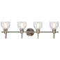 Avery 4 Light Vanity Light Brushed Nickel настенный светильник 45974NI Kichler