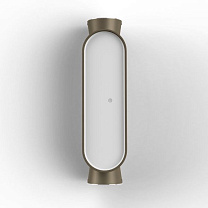 Ibuk N° 1; Polycarbonate white Built-in LED 3000°K warm white 3x4.5W 10 / 10°; Sandstone