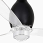 32026WW-10 Faro MINI ETERFAN люстра-вентилятор SMART WIZ со светом 17W чёрный Ø1280 3 лопасти — фото 2
