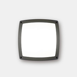 082240 Ideal lux Cometa настенно-потолочный светильник квадратной формы в антрацитовом корпусе