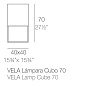 Напольный светильник Vela Cube Lamp 40x40x70 Vondom — фото 1