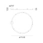 1307000APP Artemide Alphabet настенно-потолочный светильник — фото 6