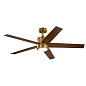56" Brahm Fan Natural Brass люстра-вентилятор 300044NBR Kichler — фото 6