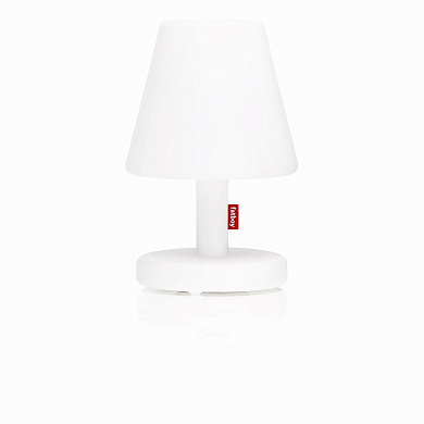 настольная лампа с белым абажуром и выключателем IP55