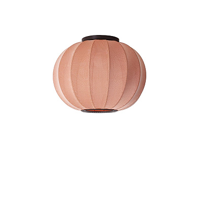KW45 CO CW Knit-Wit Made By Hand Потолочный светильник Ø45 с коралловым фактурным плафоном