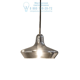 168364 Ideal lux Lido подвесной светильник с серым стеклянным абажуром каплевидной формы