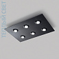 02006XXDHXPBB Elesi luce Pois PL 6L rect LED современный потолочный светильник с шестью лампами белый — фото 2