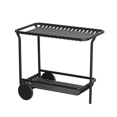 M0742301 WEEK-END Petite Friture Тележка садовая черная