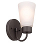 Erma 4.25" 1 Light Wall Sconce Olde Bronze настенный светильник 52445OZ Kichler — фото 2