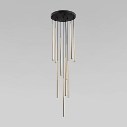a068405 TK Lighting Piano подвесной светильник с каскадом тонких трубчатых элементов