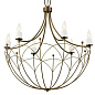 Topiary 6 Light Chandelier Matte White and Character Bronze люстра 52462CHZ Kichler — фото 8