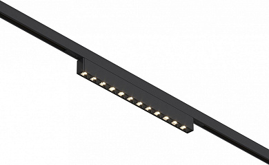 линейный потолочный светильник узкого профиля с направленным световым потоком для магнитного трека 48V