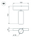 033678(1) Arlight Светильник MAG-SPOT-25-R120-12W Warm3000 (BK, 30 deg, 24V) — фото 1