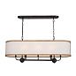 Heddle 8 Light Linear Chandelier Beech and Anvil Iron люстра 52467AVI Kichler — фото 8