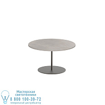 СТОЛИК BUTLER Ø60CM H35CM БРОНЗО-КЕРАМИЧЕСКИЙ CEMENTO LUMINOSO Royal Botania