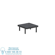 СТОЛ ALURA LOUNGE 80 LTH 80X80X34CM ЧЕРНАЯ КЕРАМИЧЕСКАЯ СТОЛЕШНИЦА NERO MARQUINA Royal Botania