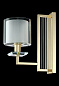 Бра Crystal Lux NICOLAS AP1 GOLD/WHITE — фото 2