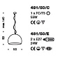 IDL Positano 481/50/E black white подвесной светильник