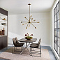 Armstrong 10 Light Chandelier Natural Brass люстра 43119NBR Kichler — фото 2