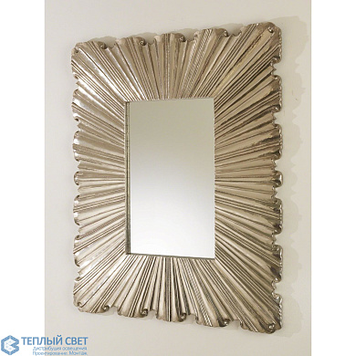 Linenfold Mirror-Silver-Sm Global Views зеркало