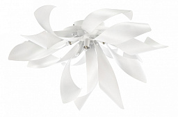 754166 Lightstar Turbio потолочный светильник в форме цветка белого цвета