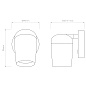 1478002 Koto Single Switched Astro lighting светильник для чтения матовый чёрный — фото 6