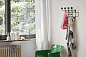 20119102 Hang It All Vitra Вешалка настенная зеленая на черном — фото 1