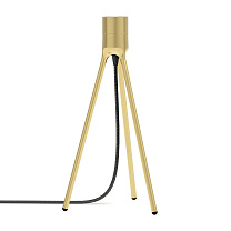 Tripod table brushed brass H 36 cm