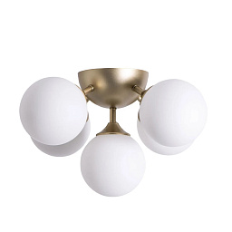 A2704PL-5SG Arte Lamp FOBOS потолочная люстра с пятью белыми плафонами