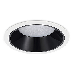 ST755.448.12 ST-Luce встраиваемый потолочный светильник чёрный с широким рассеивателем