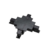 Black “X” connector with frame