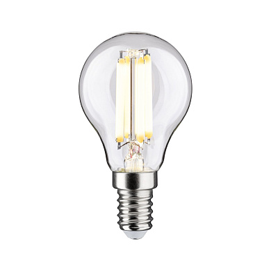 декоративная LED-лампа в форме груши с прозрачной колбой