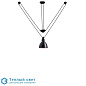 Les acrobates de Gras подвесной светильник DCW Editions Paris 328-SHA-L-ROUND-RED — фото 2