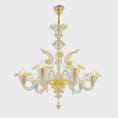Люстра Sogni Di Cristallo Gold Ares