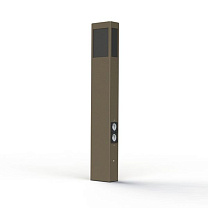 Brick² N° 4; Black PMMA E27 23W Plug; Sandstone