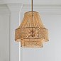 Люстра Arteriors Hannie, белое дерево и латунь — фото 9
