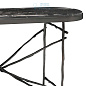 111992 Console Table Tomasso bronze finish portoro marble Eichholtz