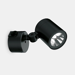 337548 Ideal lux O-zone уличный настенный прожектор с регулируемой головкой черного цвета IP66