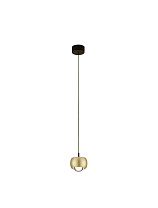 Gold Aluminium & Acrylic LED 13Watt 220-240Volt 922Lm 3000K IP20 Light Up & Down D:9.6 H:140cm