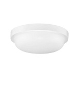 Sandy White Polycarbonate LED 19Watt 220-240Volt 1636Lm IP65 3000K D:23.5 H:7.5 cm