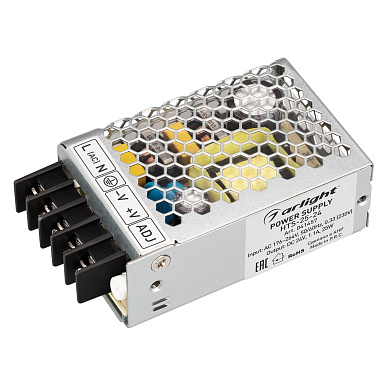 041457 Arlight блок питания HTS-25-24 (24V, 1.1A, 25W)