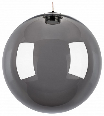 подвесной светильник с зеркальным серым плафоном