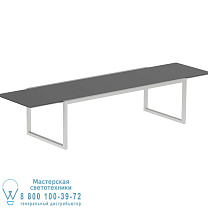 РАЗДВИЖНОЙ СТОЛ NINIX 100X240/360 КЕРАМИЧЕСКИЙ ЧЕРНЫЙ Royal Botania