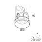 ENTERO RD-S TRIMLESS IP 92720 GC золото цветное Delta Light Встраиваемый поворотный потолочный светильник — фото 1