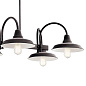Marrus 6 Light Linear Chandelier Weathered Zinc and Anvil Iron люстра 52408WZC Kichler — фото 1