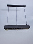 Industrial Black Trapezoid Pendant With Brass Rivets подвесной светильник FOS Lighting Metal-Rivit-Blk-Rectangle-HL3