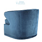 111504 Chair Dorset roche blue velvet Eichholtz