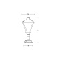 MORPHIS 1 29 W diffuse Landa садовый светильник MO40055D