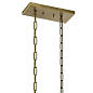 Abbotswell 42" 8 Light Linear Chandelier Natural Brass люстра 43494NBR Kichler — фото 3